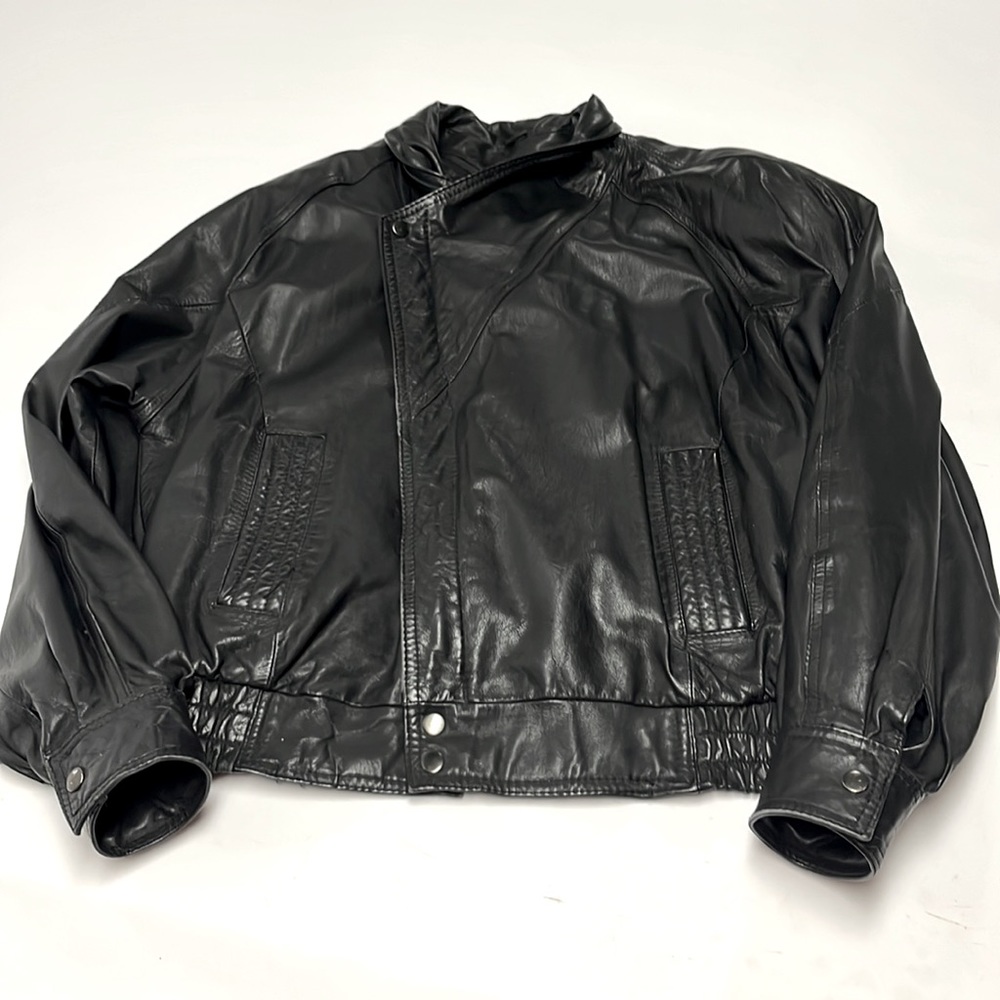 Byrnes & Baker 80’s Vintage leather coat